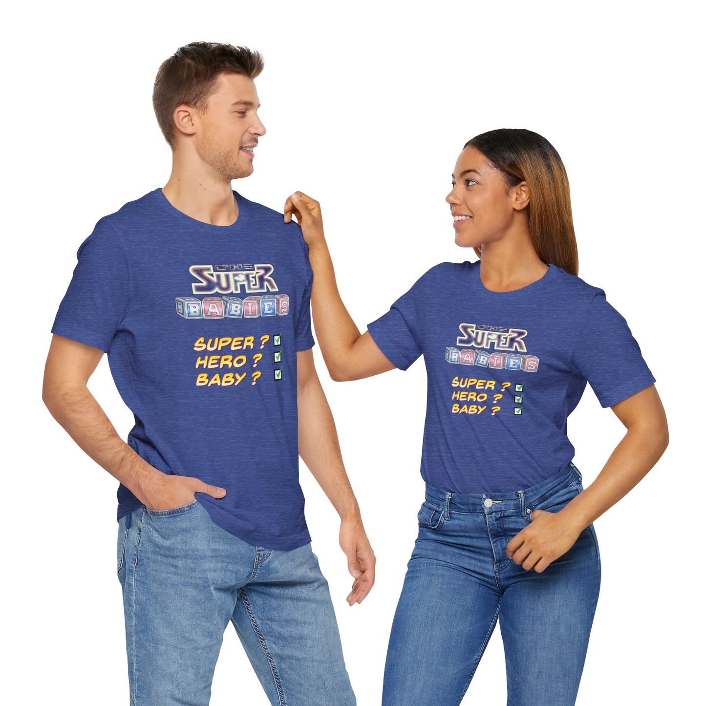 TICK BOX - THE SUPERBABIES by Iconic Earth Studios - Adult Unisex Jersey Short Sleeve Tee (USA)