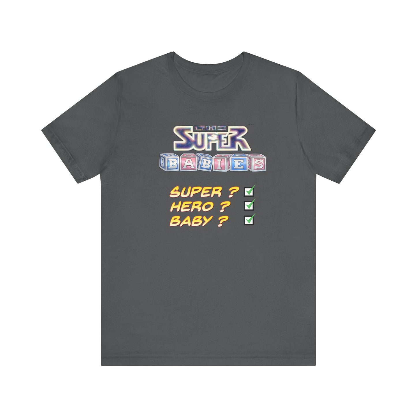 TICK BOX - THE SUPERBABIES by Iconic Earth Studios - Adult Unisex Jersey Short Sleeve Tee (USA)