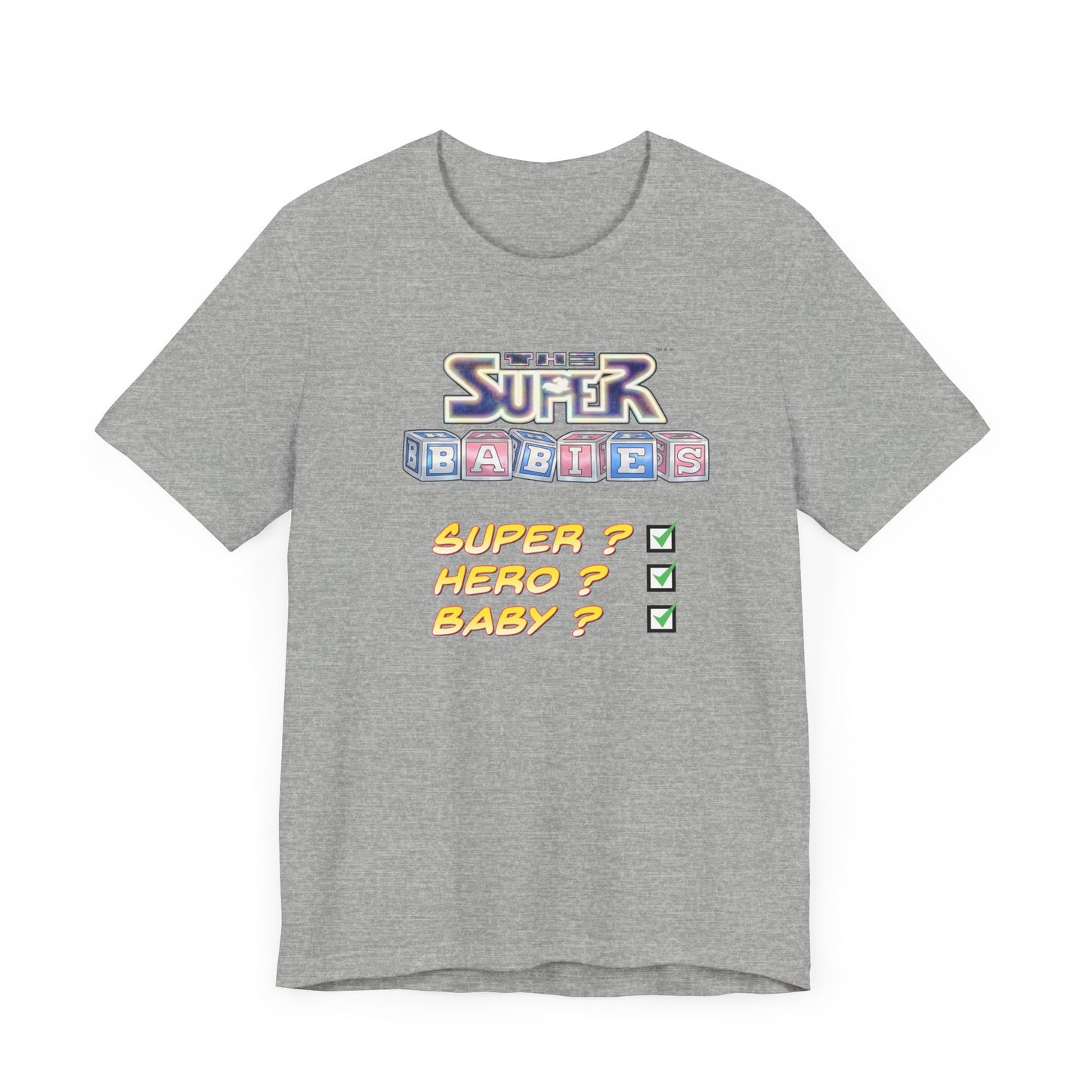 TICK BOX - THE SUPERBABIES by Iconic Earth Studios - Adult Unisex Jersey Short Sleeve Tee (USA)