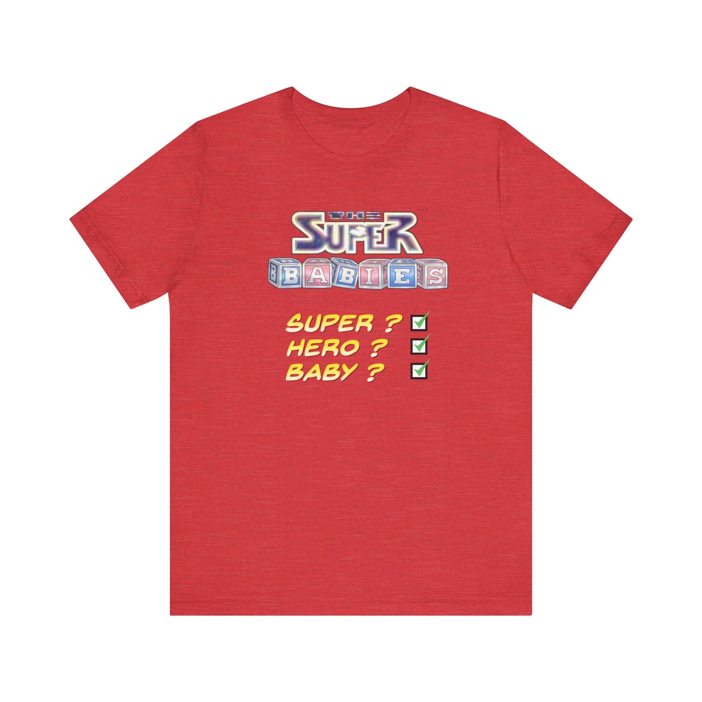 TICK BOX - THE SUPERBABIES by Iconic Earth Studios - Adult Unisex Jersey Short Sleeve Tee (USA)