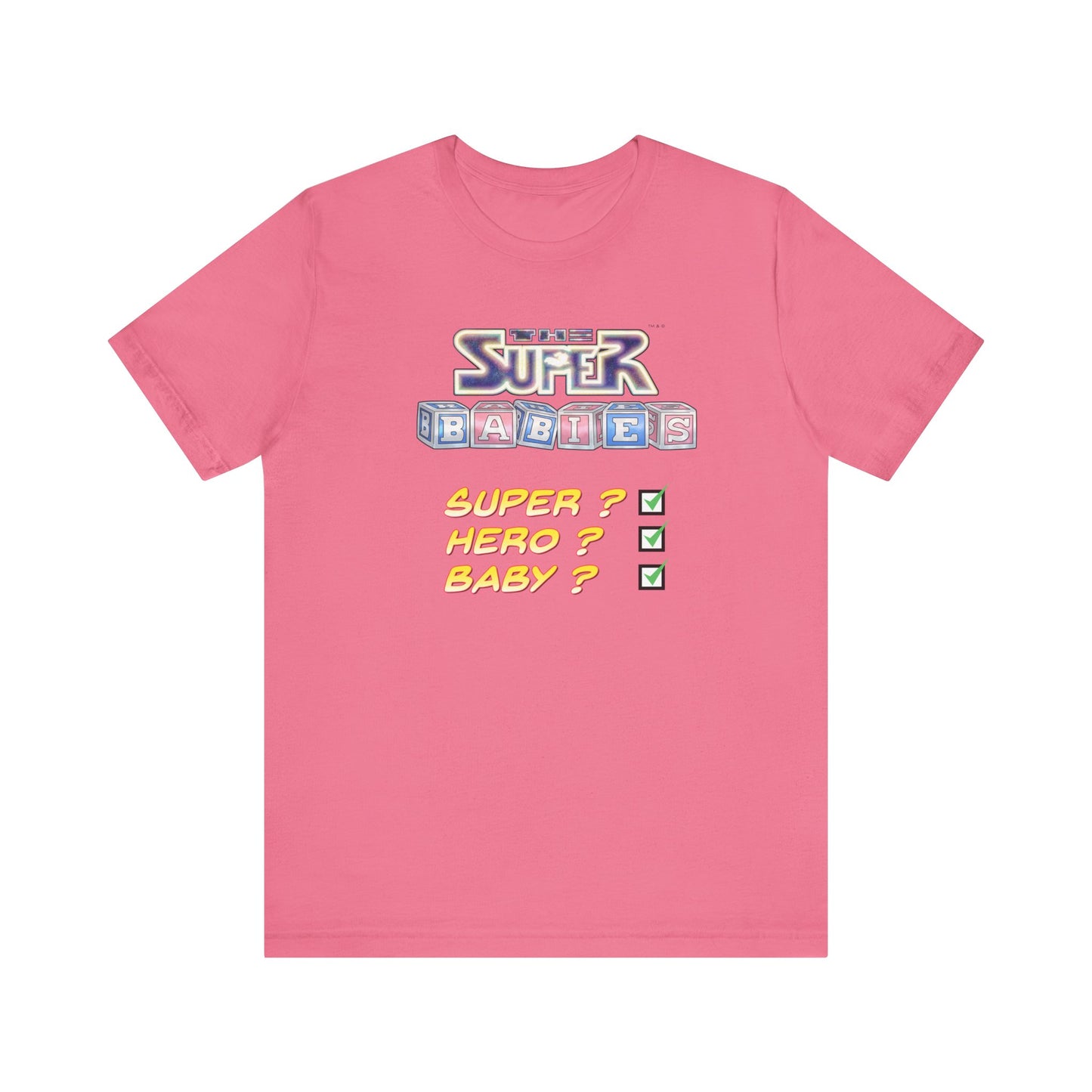 TICK BOX - THE SUPERBABIES by Iconic Earth Studios - Adult Unisex Jersey Short Sleeve Tee (USA)