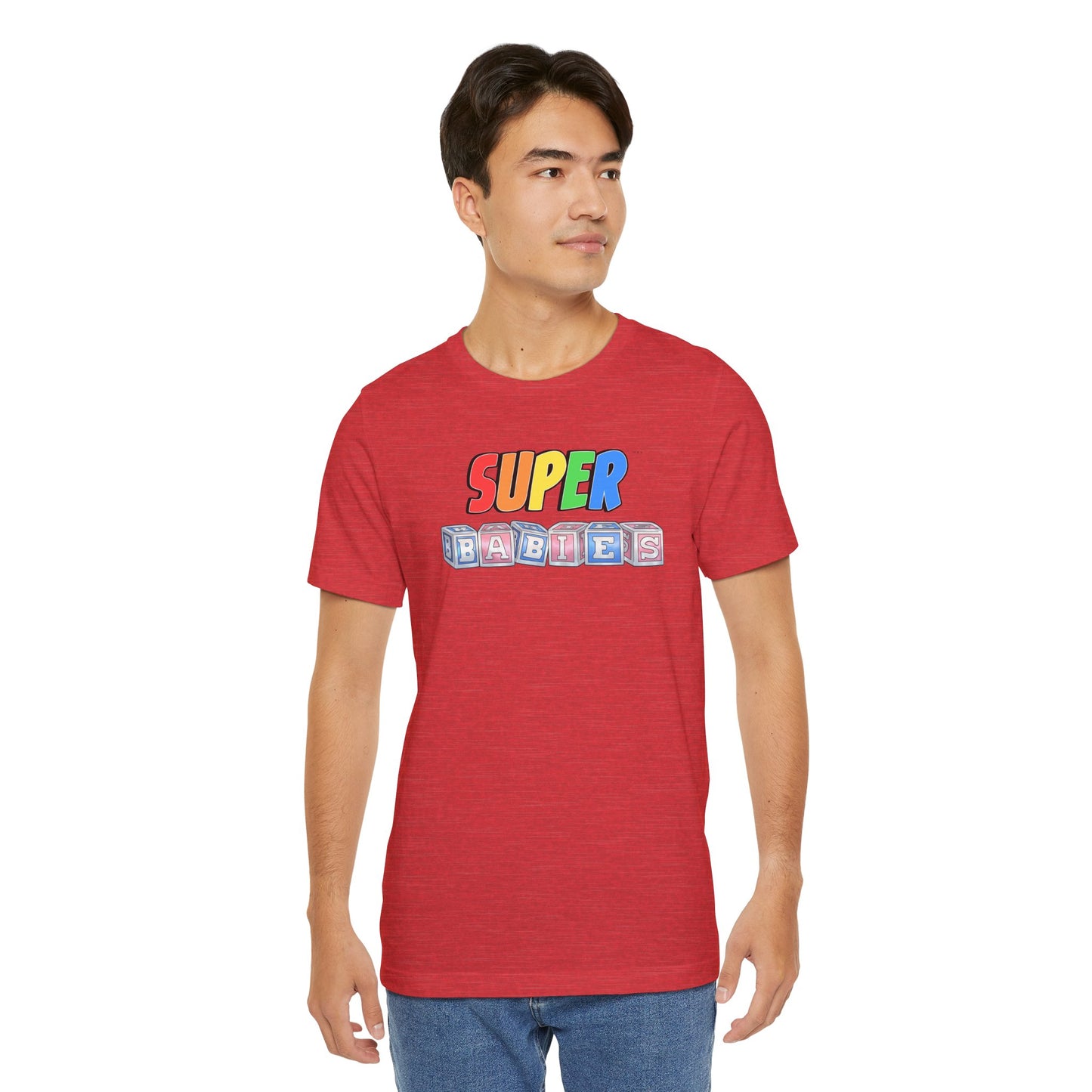 RAINBOW - The Superbabies by ICONIC EARTH STUDIOS - Adult Unisex Jersey Short Sleeve Tee (USA)