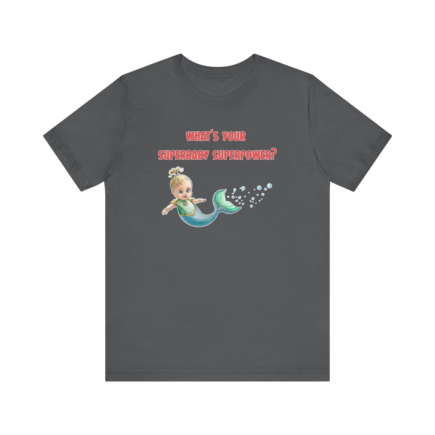 SUPERBABY SUPERPOWER - ICONIC EARTH STUDIOS Adult Unisex Jersey Short Sleeve Tee (USA)