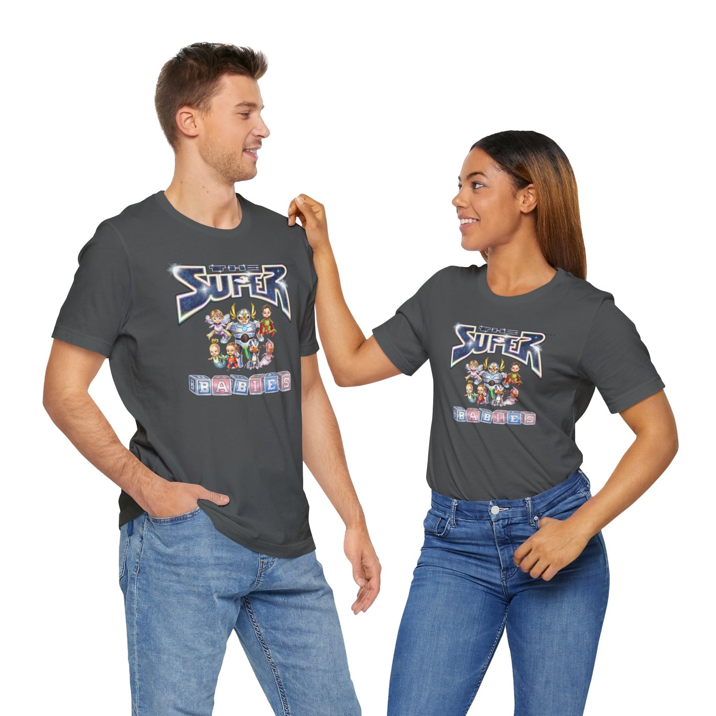 The Superbabies (Team) - The Superbabies by ICONIC EARTH STUDIOS - Adult Unisex Jersey Short Sleeve Tee (USA)