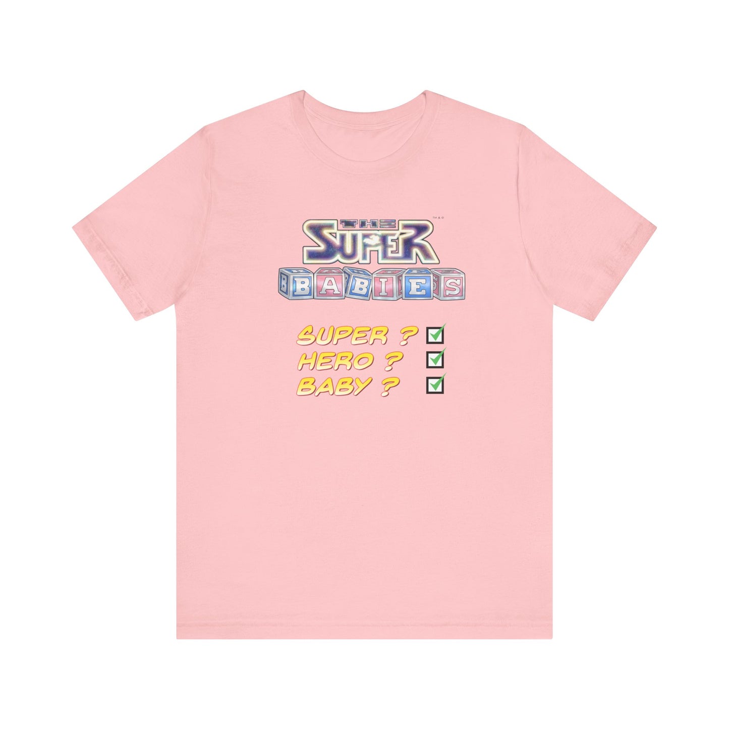 TICK BOX - THE SUPERBABIES by Iconic Earth Studios - Adult Unisex Jersey Short Sleeve Tee (USA)