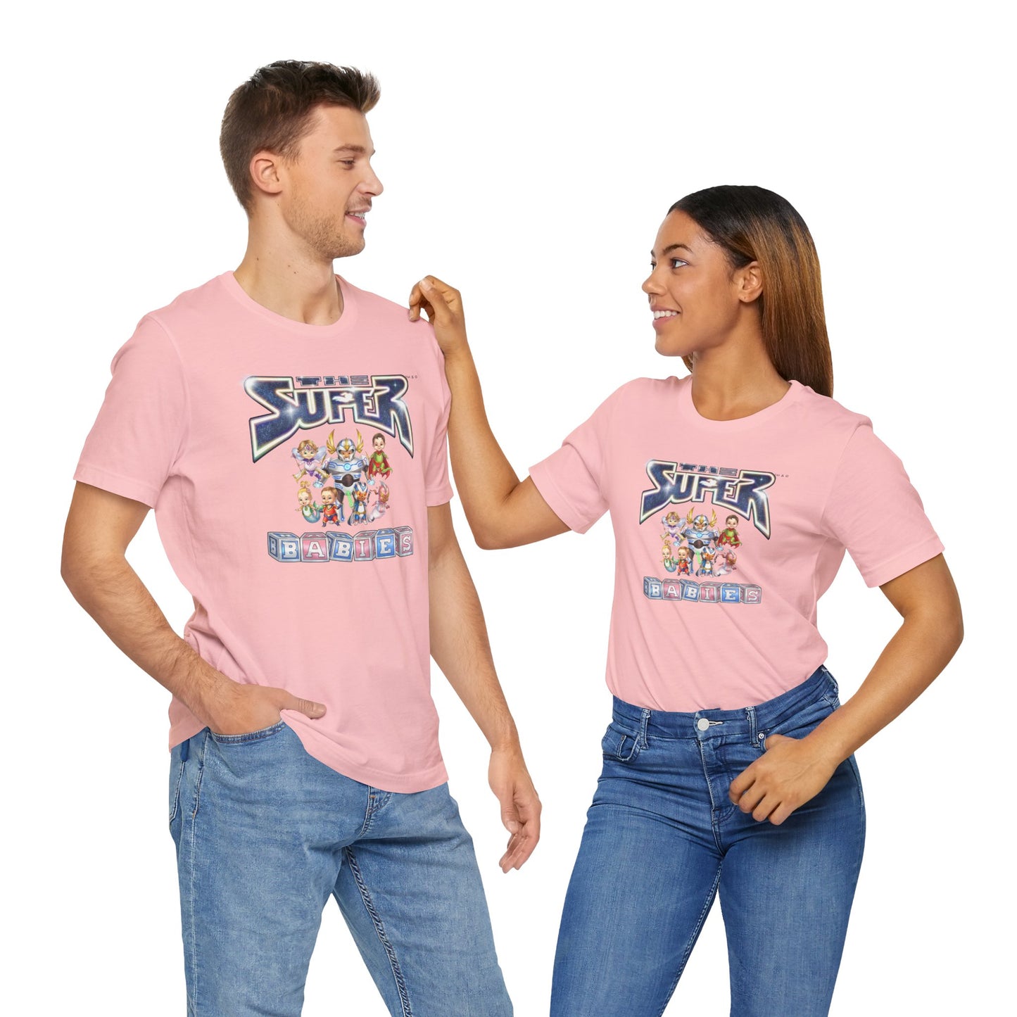 The Superbabies (Team) - The Superbabies by ICONIC EARTH STUDIOS - Adult Unisex Jersey Short Sleeve Tee (USA)