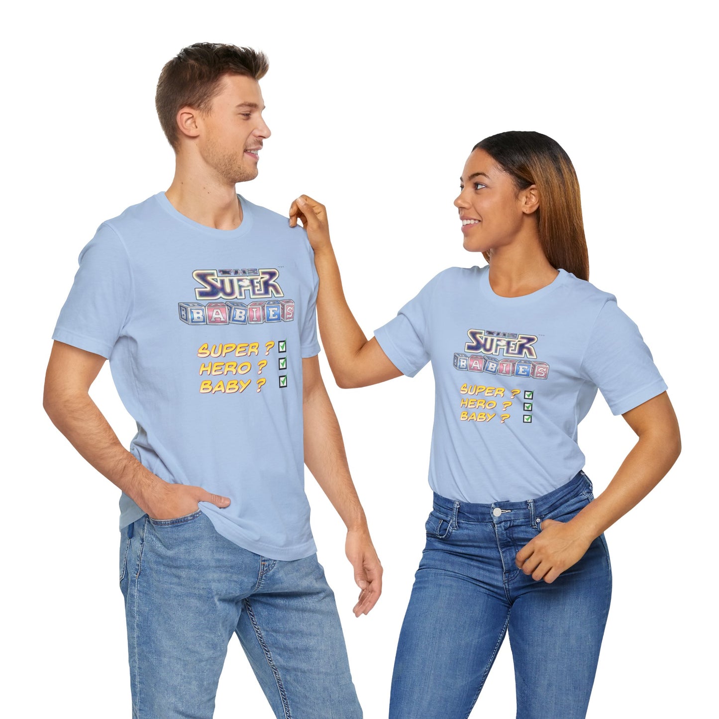 TICK BOX - THE SUPERBABIES by Iconic Earth Studios - Adult Unisex Jersey Short Sleeve Tee (USA)