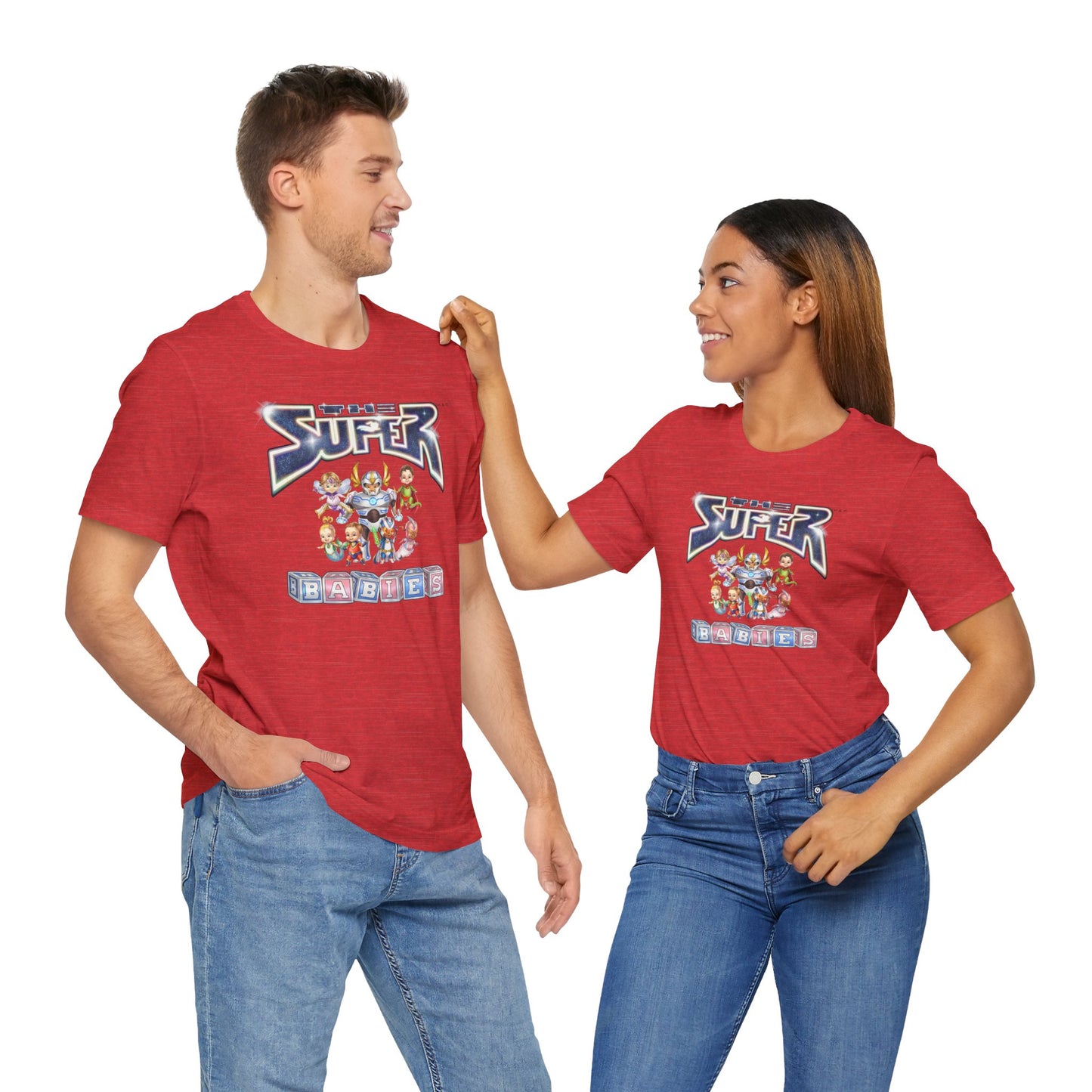 The Superbabies (Team) - The Superbabies by ICONIC EARTH STUDIOS - Adult Unisex Jersey Short Sleeve Tee (USA)