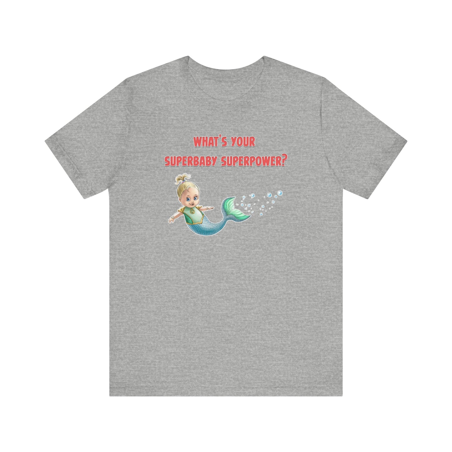 SUPERBABY SUPERPOWER - ICONIC EARTH STUDIOS Adult Unisex Jersey Short Sleeve Tee (USA)