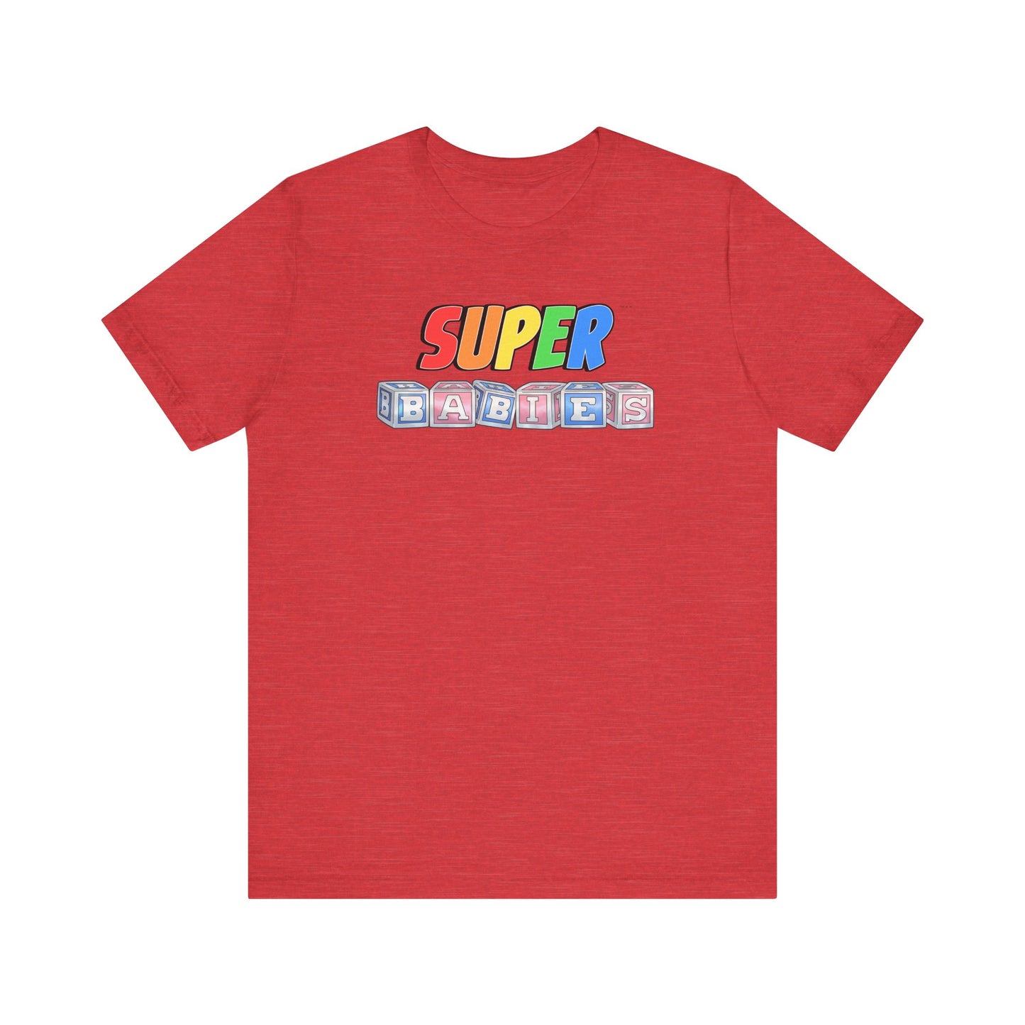 RAINBOW - The Superbabies by ICONIC EARTH STUDIOS - Adult Unisex Jersey Short Sleeve Tee (USA)