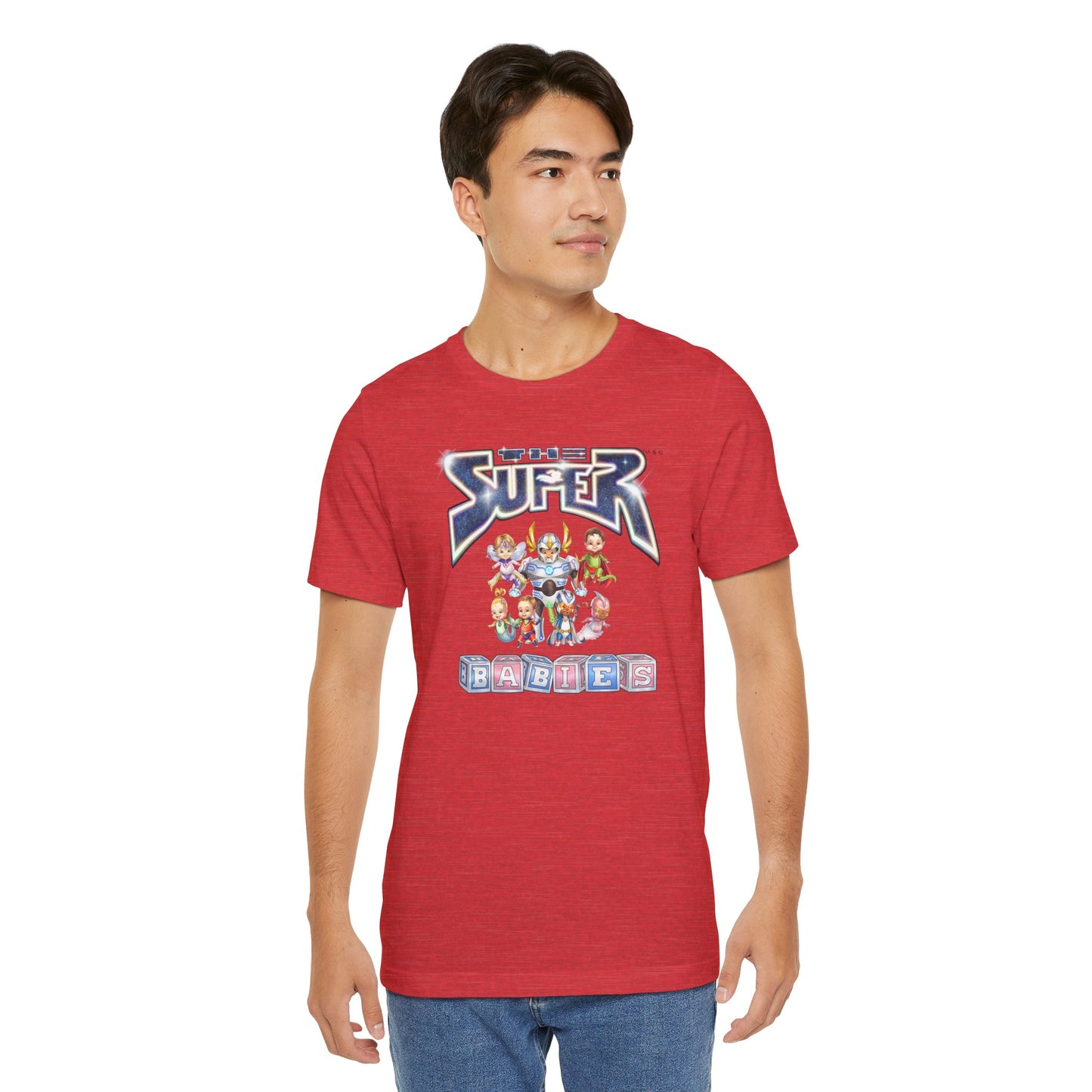 The Superbabies (Team) - The Superbabies by ICONIC EARTH STUDIOS - Adult Unisex Jersey Short Sleeve Tee (USA)