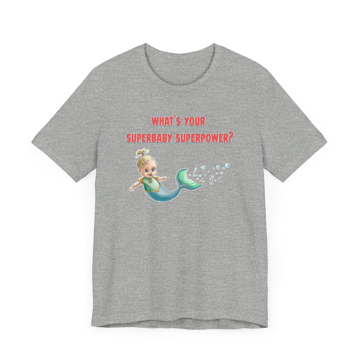SUPERBABY SUPERPOWER - ICONIC EARTH STUDIOS Adult Unisex Jersey Short Sleeve Tee (USA)