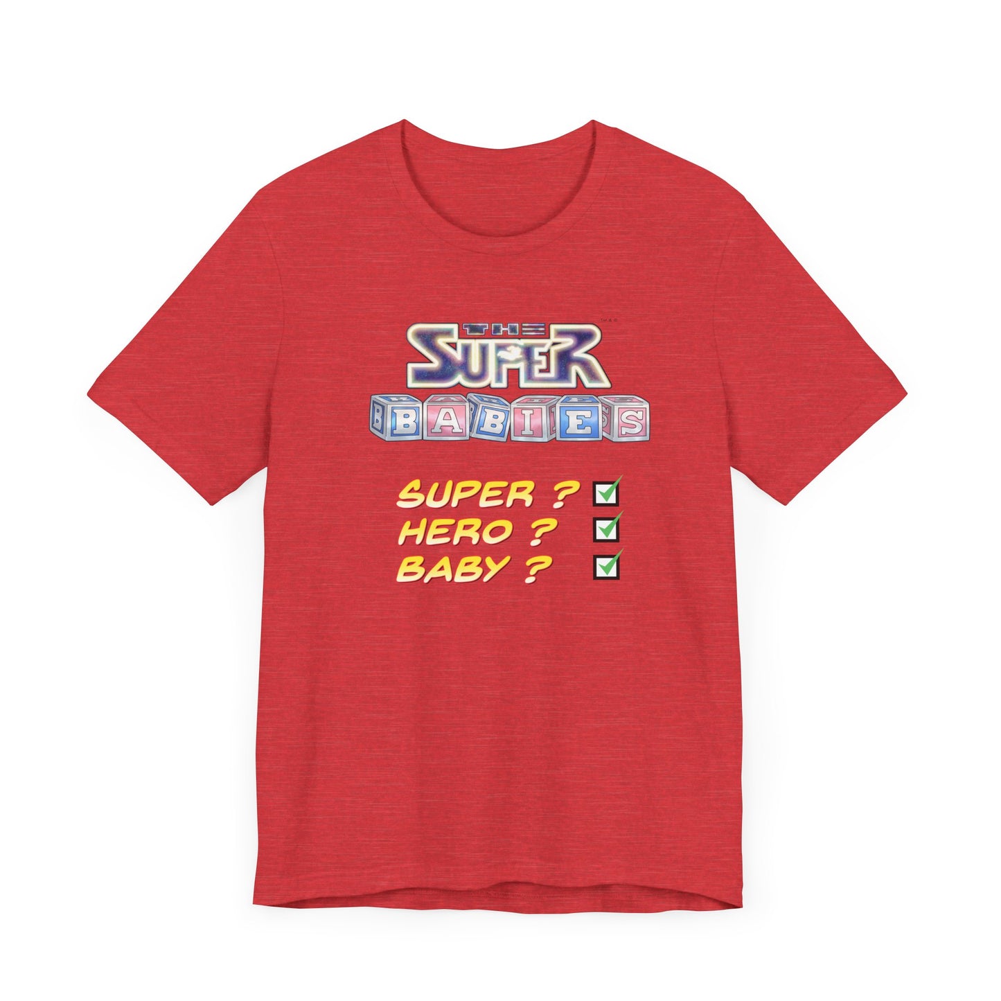 TICK BOX - THE SUPERBABIES by Iconic Earth Studios - Adult Unisex Jersey Short Sleeve Tee (USA)