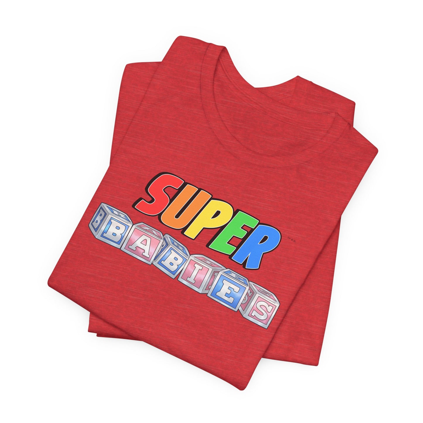 RAINBOW - The Superbabies by ICONIC EARTH STUDIOS - Adult Unisex Jersey Short Sleeve Tee (USA)