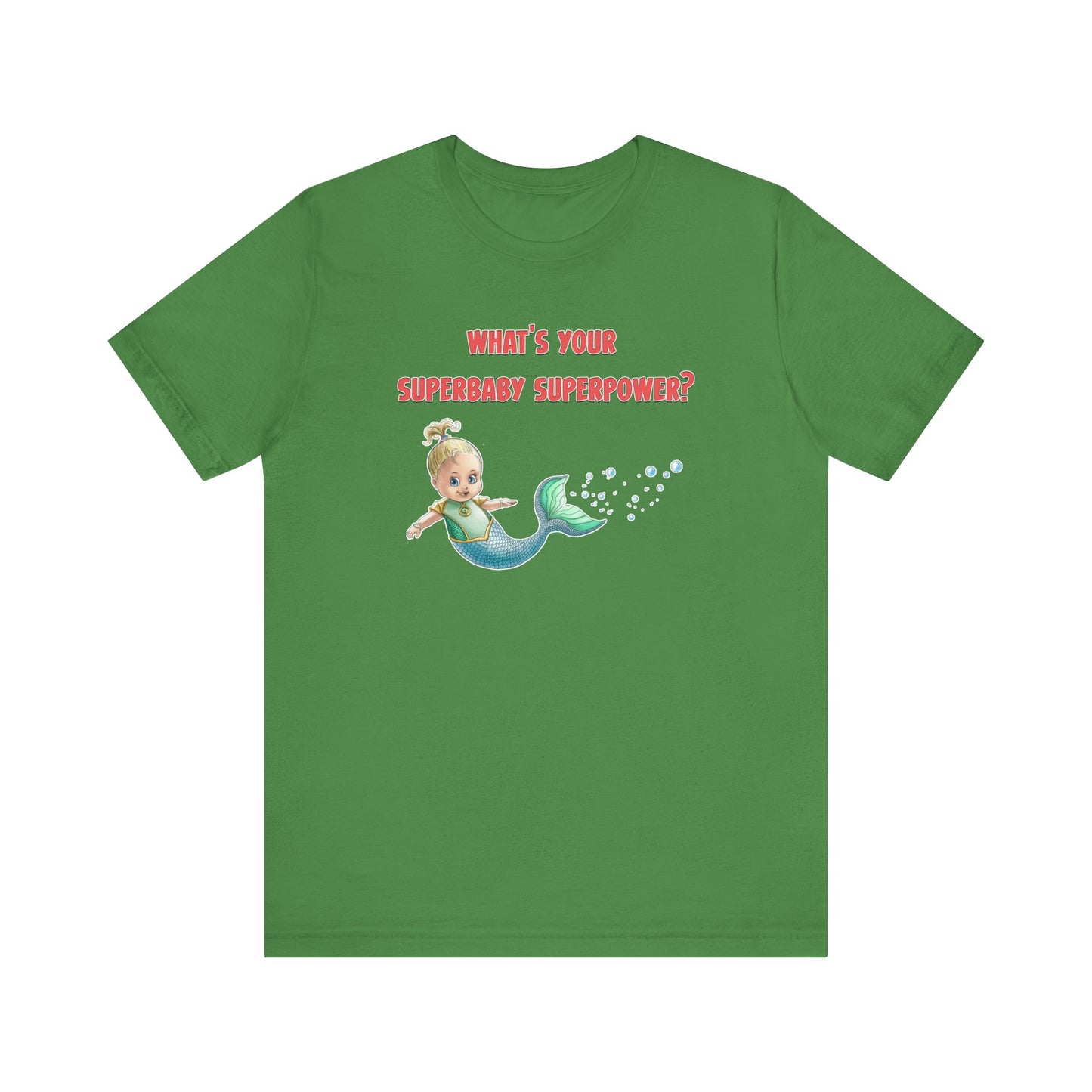 SUPERBABY SUPERPOWER - ICONIC EARTH STUDIOS Adult Unisex Jersey Short Sleeve Tee (USA)