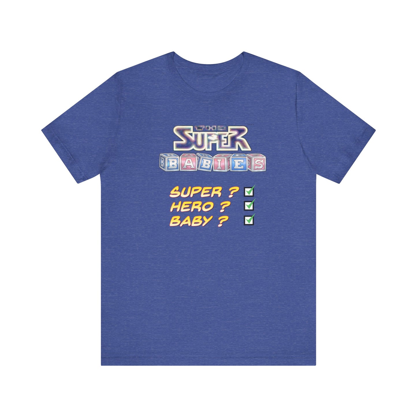 TICK BOX - THE SUPERBABIES by Iconic Earth Studios - Adult Unisex Jersey Short Sleeve Tee (USA)