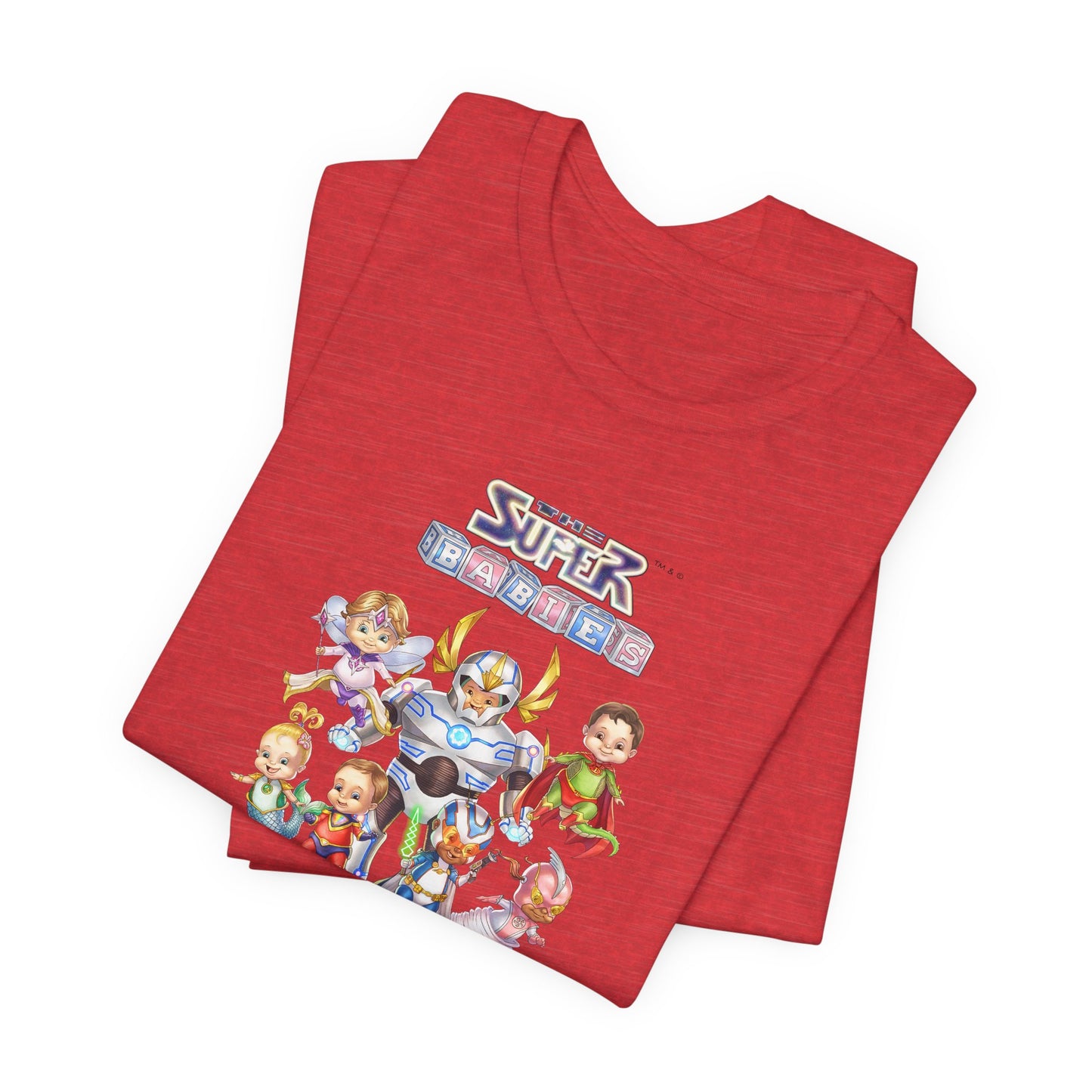 BABIES can be SUPER HEROES TOO! - The Superbabies by ICONIC EARTH STUDIOS - Adult Unisex Jersey Short Sleeve Tee (USA)