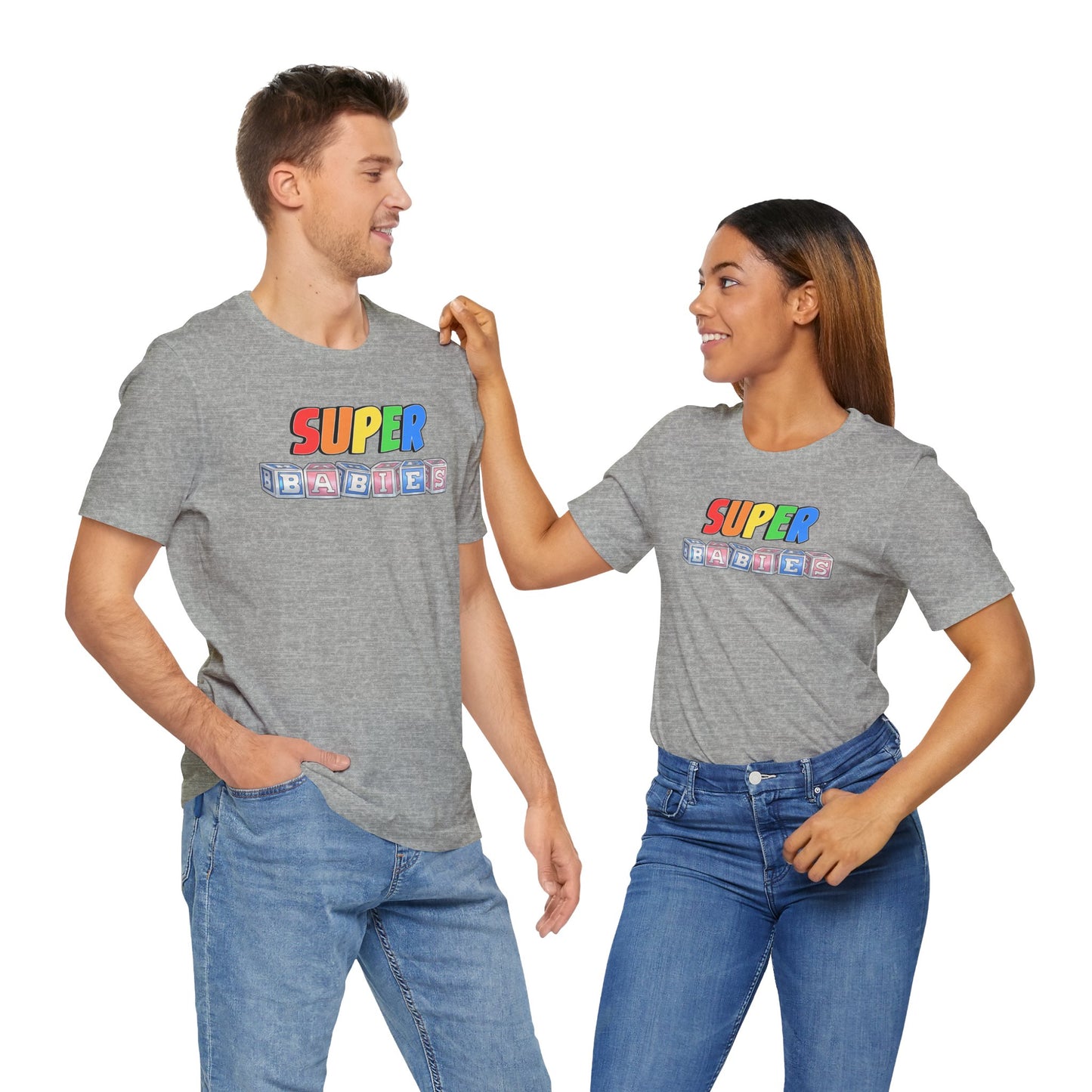 RAINBOW - The Superbabies by ICONIC EARTH STUDIOS - Adult Unisex Jersey Short Sleeve Tee (USA)
