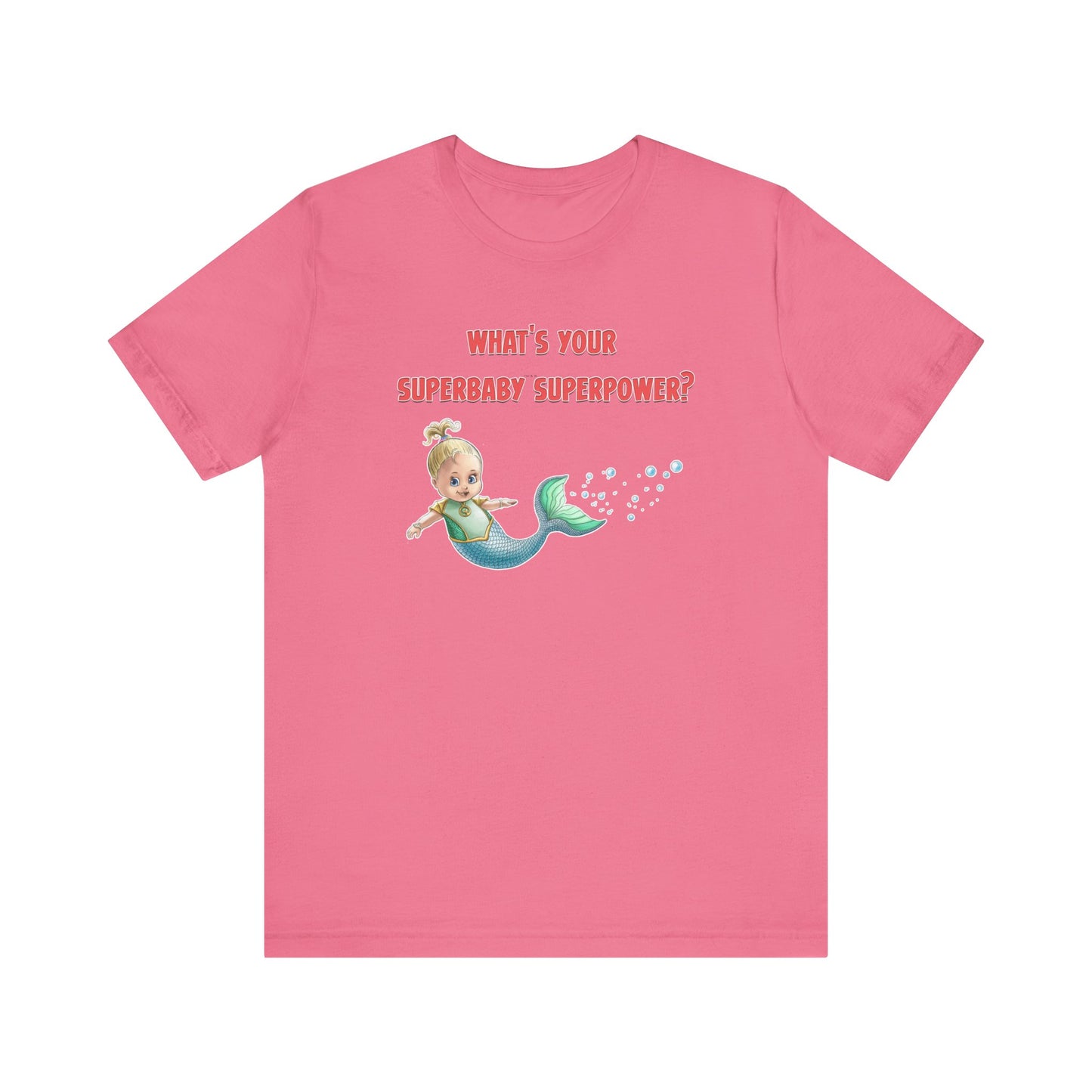 SUPERBABY SUPERPOWER - ICONIC EARTH STUDIOS Adult Unisex Jersey Short Sleeve Tee (USA)