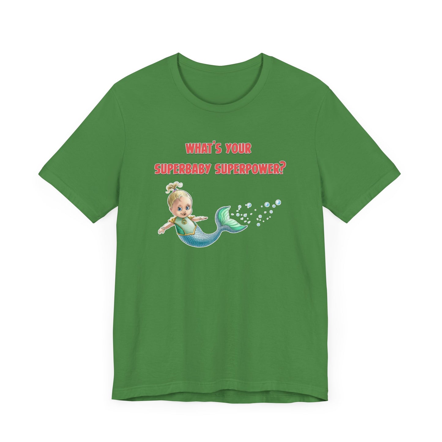 SUPERBABY SUPERPOWER - ICONIC EARTH STUDIOS Adult Unisex Jersey Short Sleeve Tee (USA)