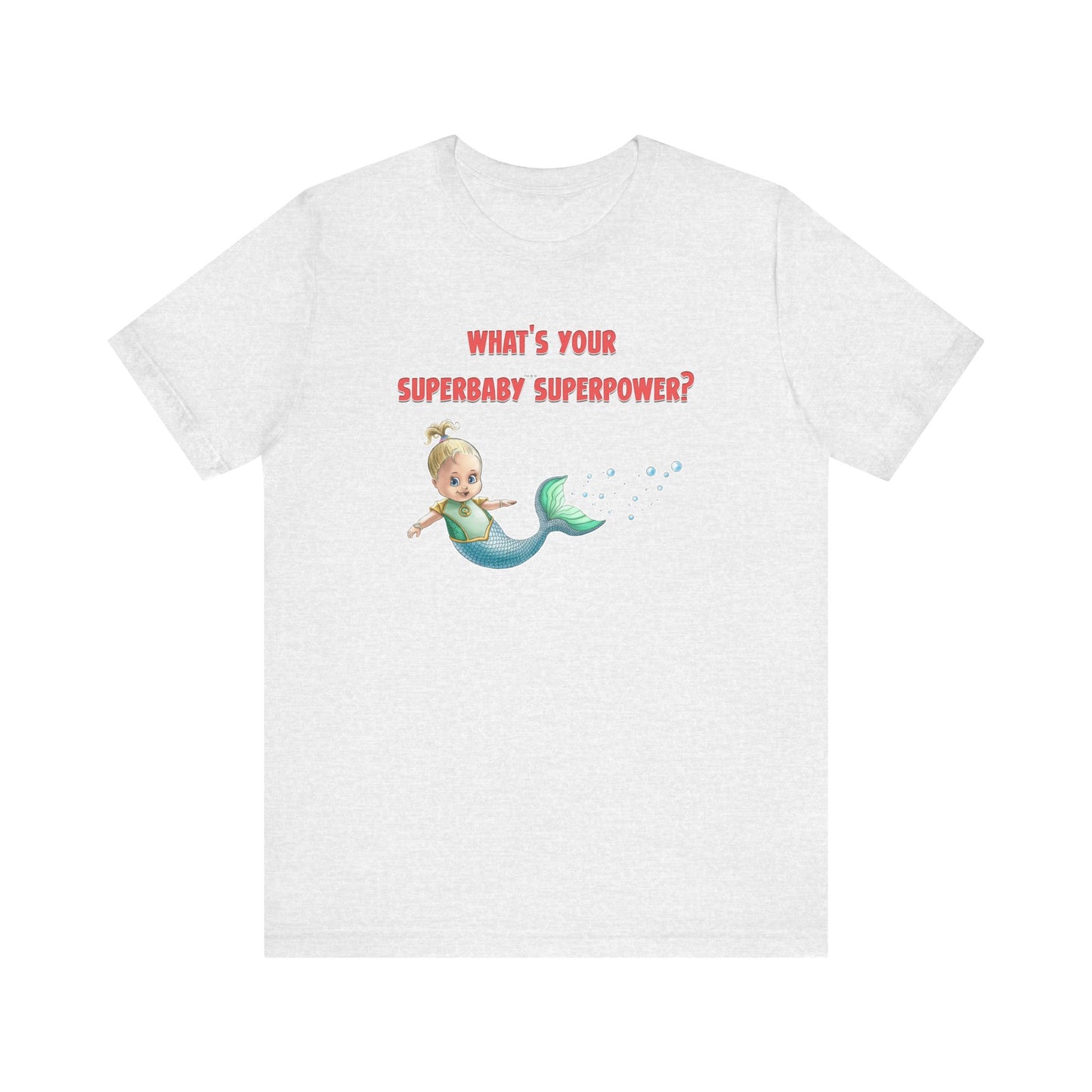 SUPERBABY SUPERPOWER - ICONIC EARTH STUDIOS Adult Unisex Jersey Short Sleeve Tee (USA)