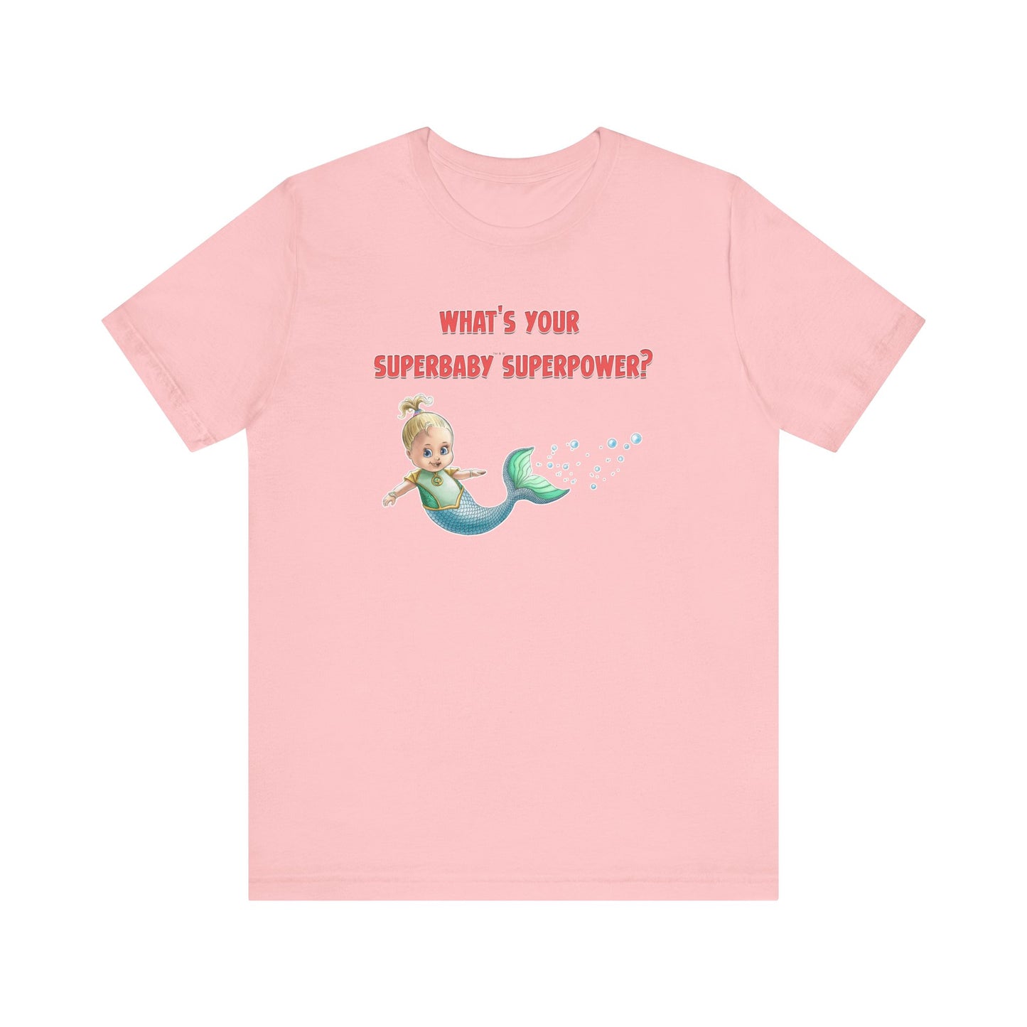 SUPERBABY SUPERPOWER - ICONIC EARTH STUDIOS Adult Unisex Jersey Short Sleeve Tee (USA)