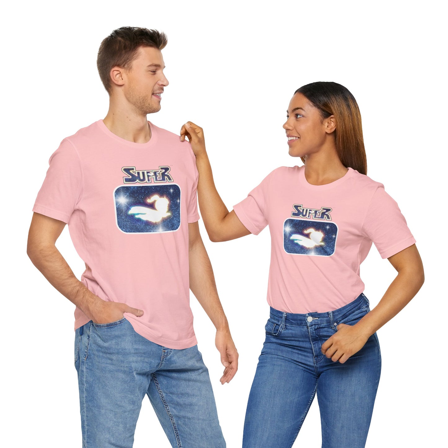 SUPER GLOW - The Superbabies by ICONIC EARTH STUDIOS - Adult Unisex Jersey Short Sleeve Tee (USA)