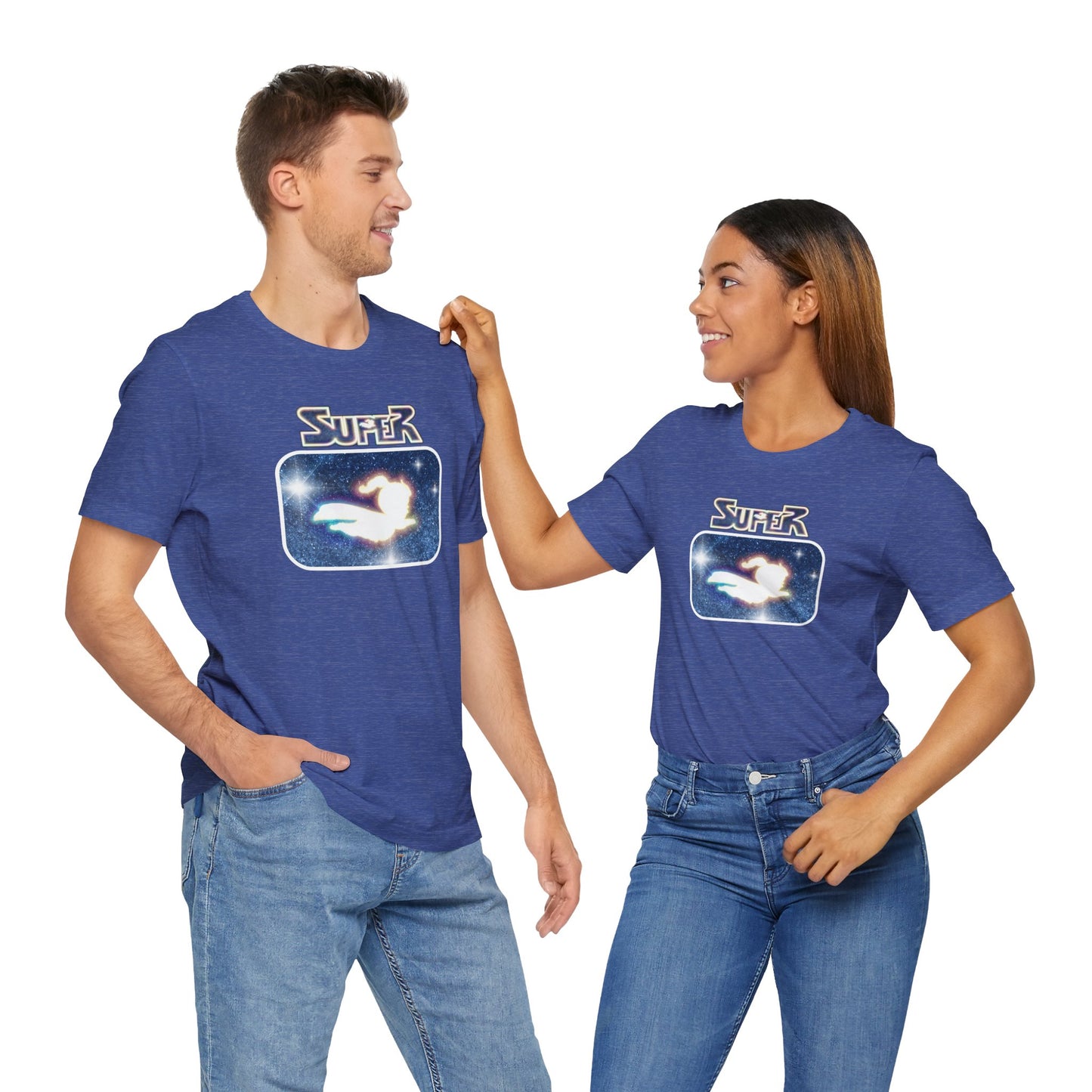 SUPER GLOW - The Superbabies by ICONIC EARTH STUDIOS - Adult Unisex Jersey Short Sleeve Tee (USA)