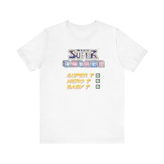 TICK BOX - THE SUPERBABIES by Iconic Earth Studios - Adult Unisex Jersey Short Sleeve Tee (USA)