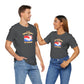 RED/WHITE/BLUE - The Superbabies by ICONIC EARTH STUDIOS - Adult Unisex Jersey Short Sleeve Tee (USA)
