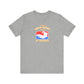 RED/WHITE/BLUE - The Superbabies by ICONIC EARTH STUDIOS - Adult Unisex Jersey Short Sleeve Tee (USA)