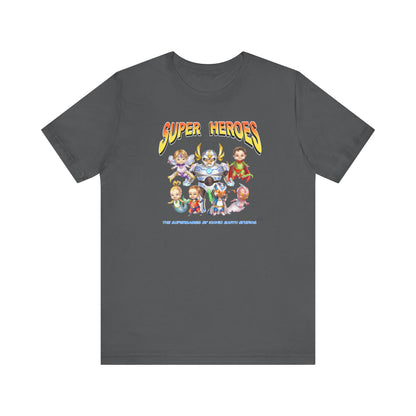 SUPER HEROES  - The Superbabies by ICONIC EARTH STUDIOS - Adult Unisex Jersey Short Sleeve Tee (USA)