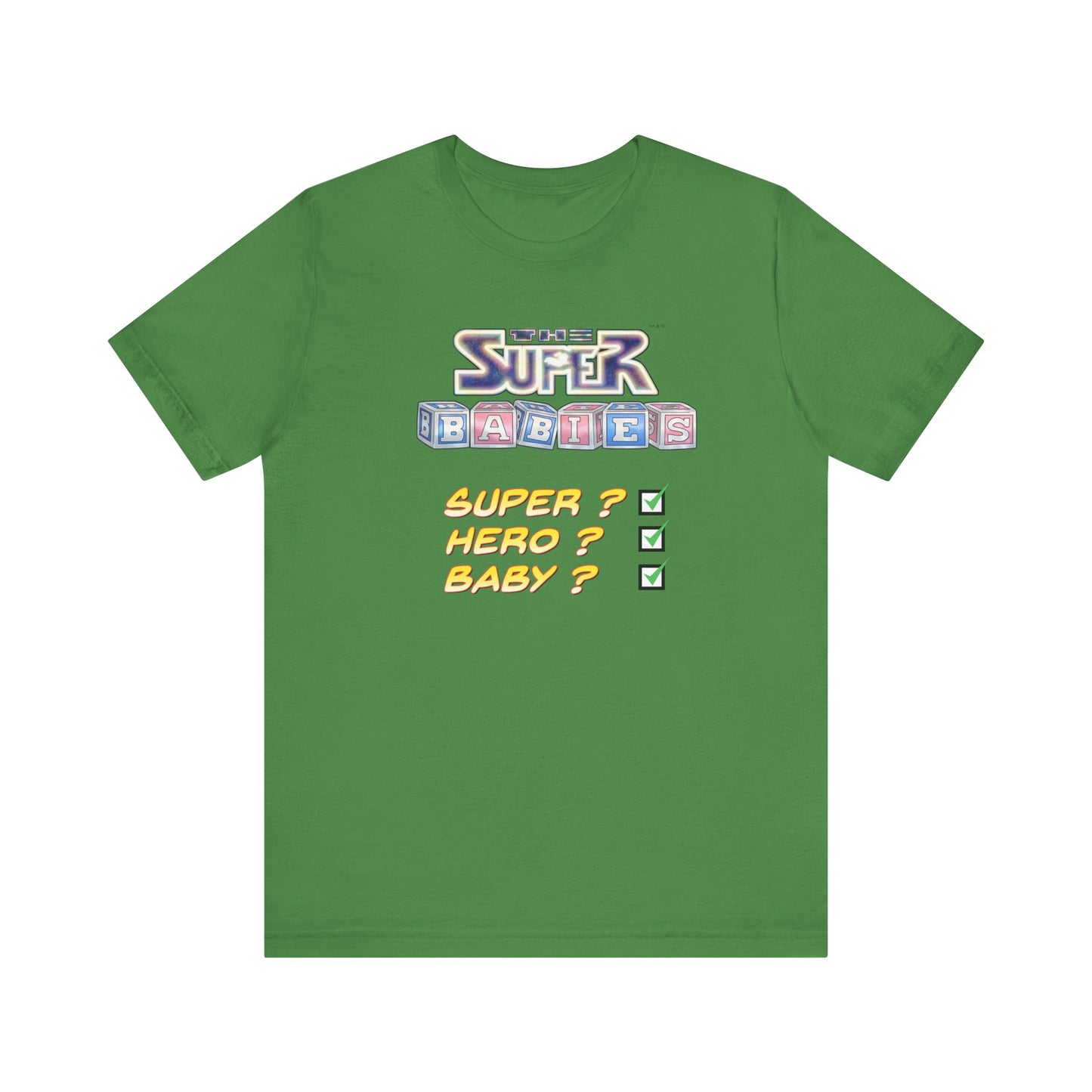 TICK BOX - THE SUPERBABIES by Iconic Earth Studios - Adult Unisex Jersey Short Sleeve Tee (USA)