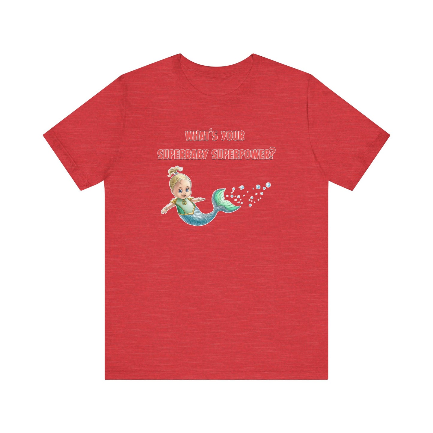 SUPERBABY SUPERPOWER - ICONIC EARTH STUDIOS Adult Unisex Jersey Short Sleeve Tee (USA)