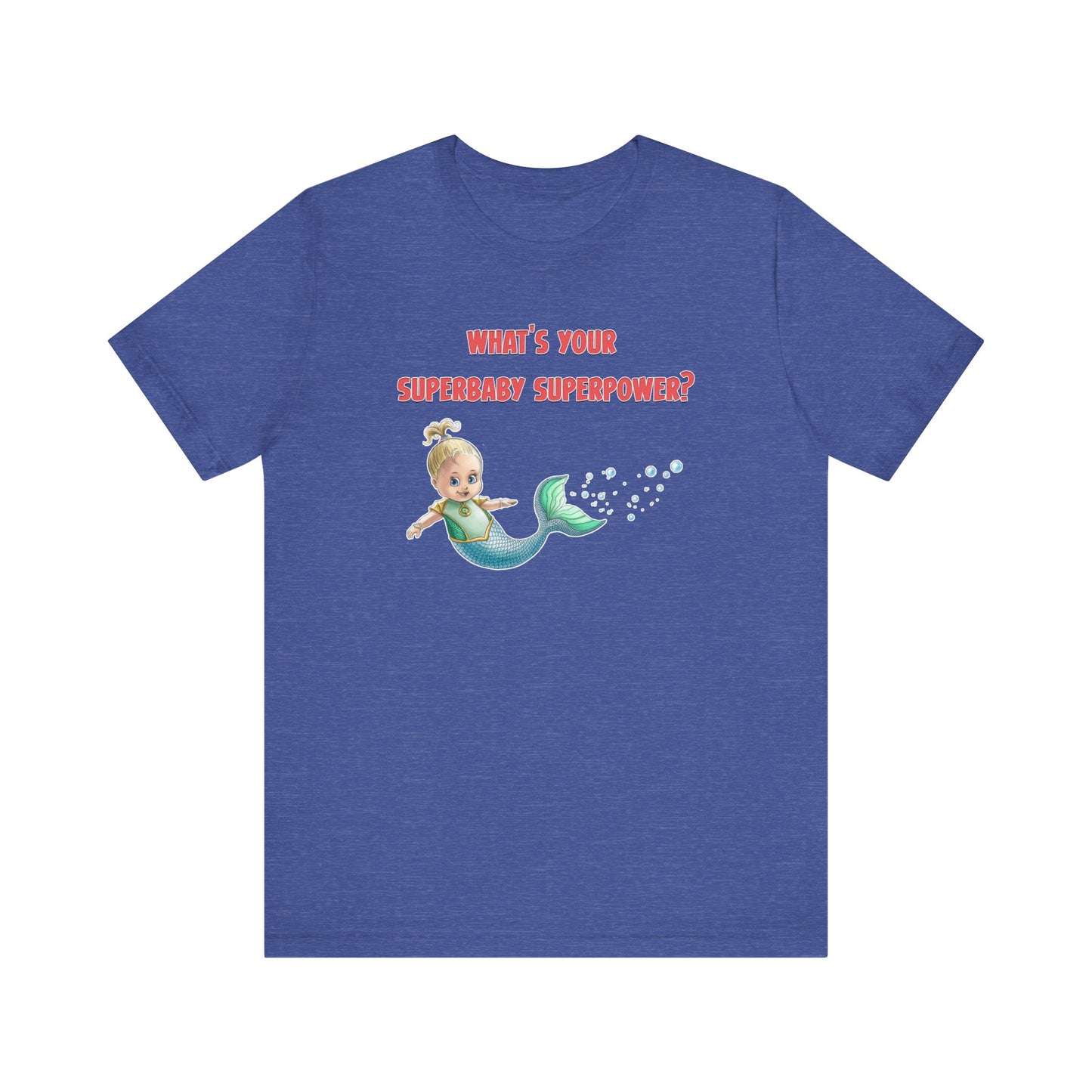 SUPERBABY SUPERPOWER - ICONIC EARTH STUDIOS Adult Unisex Jersey Short Sleeve Tee (USA)