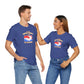 RED/WHITE/BLUE - The Superbabies by ICONIC EARTH STUDIOS - Adult Unisex Jersey Short Sleeve Tee (USA)