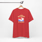 RED/WHITE/BLUE - The Superbabies by ICONIC EARTH STUDIOS - Adult Unisex Jersey Short Sleeve Tee (USA)