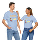 SUPERBABIES NEWEST RECRUIT (Sketchy)- ICONIC EARTH STUDIOS Adult Unisex Jersey . Short Sleeve Tee (USA)