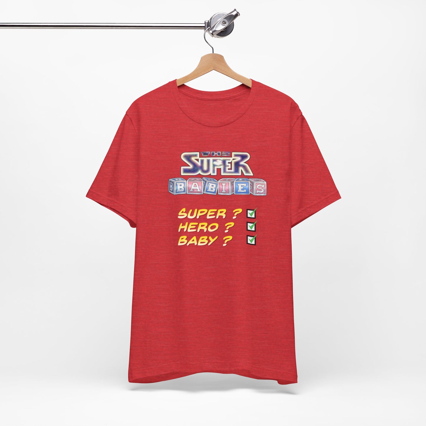 TICK BOX - THE SUPERBABIES by Iconic Earth Studios - Adult Unisex Jersey Short Sleeve Tee (USA)