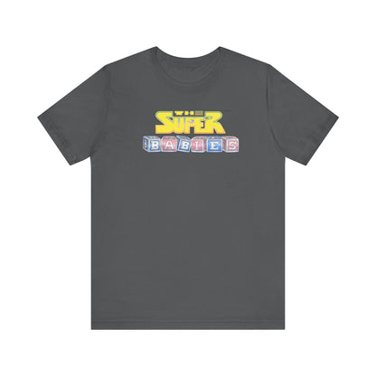 THE SUPERBABIES (YELLOW/PINK/BLUE) - ICONIC EARTH STUDIOS Adult Unisex Jersey Short Sleeve Tee (USA)