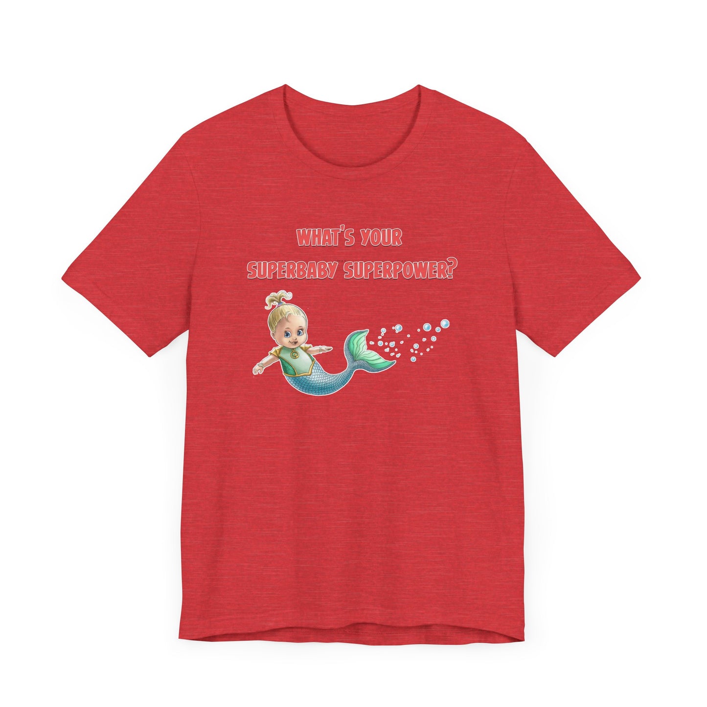 SUPERBABY SUPERPOWER - ICONIC EARTH STUDIOS Adult Unisex Jersey Short Sleeve Tee (USA)