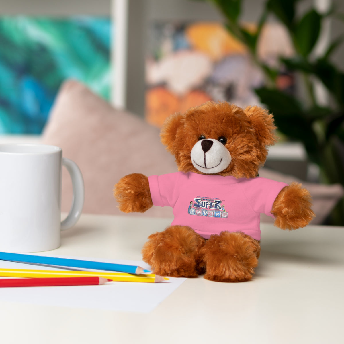 Superbabies Plush Toy with Tee (Bear / Sheep)