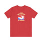 RED/WHITE/BLUE - The Superbabies by ICONIC EARTH STUDIOS - Adult Unisex Jersey Short Sleeve Tee (USA)