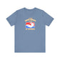 RED/WHITE/BLUE - The Superbabies by ICONIC EARTH STUDIOS - Adult Unisex Jersey Short Sleeve Tee (USA)