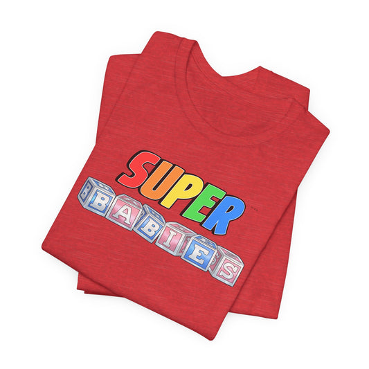RAINBOW - The Superbabies by ICONIC EARTH STUDIOS - Adult Unisex Jersey Short Sleeve Tee (USA)