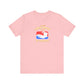 RED/WHITE/BLUE - The Superbabies by ICONIC EARTH STUDIOS - Adult Unisex Jersey Short Sleeve Tee (USA)