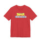 THE SUPERBABIES (YELLOW/PINK/BLUE) - ICONIC EARTH STUDIOS Adult Unisex Jersey Short Sleeve Tee (USA)