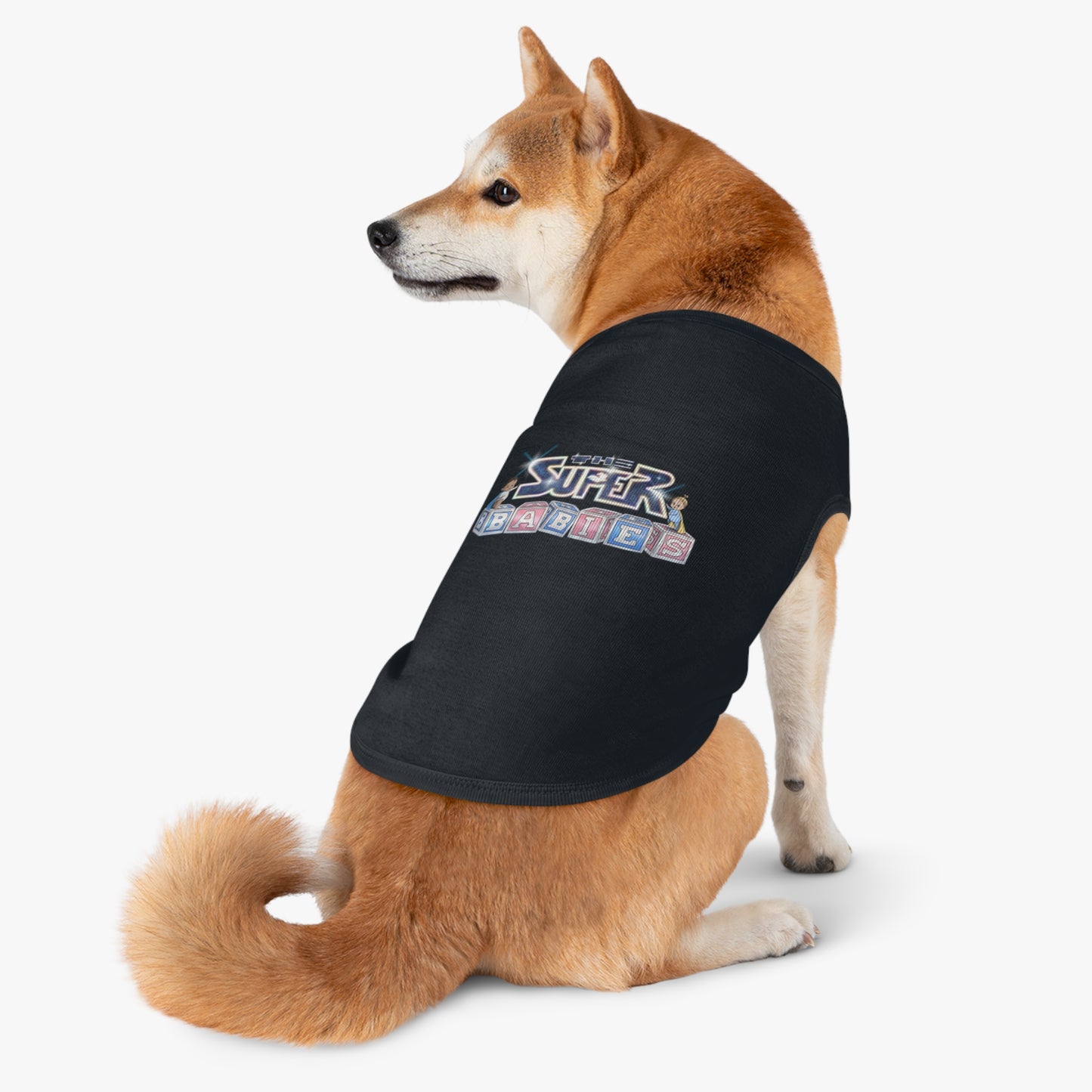 Cute Pet Tank Top with 'Super Babies' Design, Funny Dog Shirt, Pet Apparel, Summer Wear, Pawtastic Gift for Pet Lovers